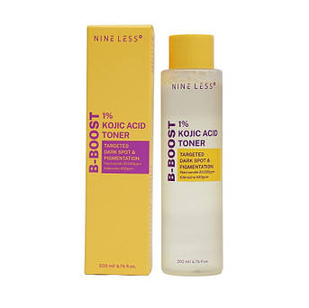 Тонер с коевой кислотой NINE LESS B-Boost 1% Kojic Acid Toner 200 мл