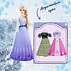 Лялька 29 см з аксесуарами набір одягу Принцеса Ельза Frozen Холодне серце Барбі з гардеробом прикрасами, фото 6