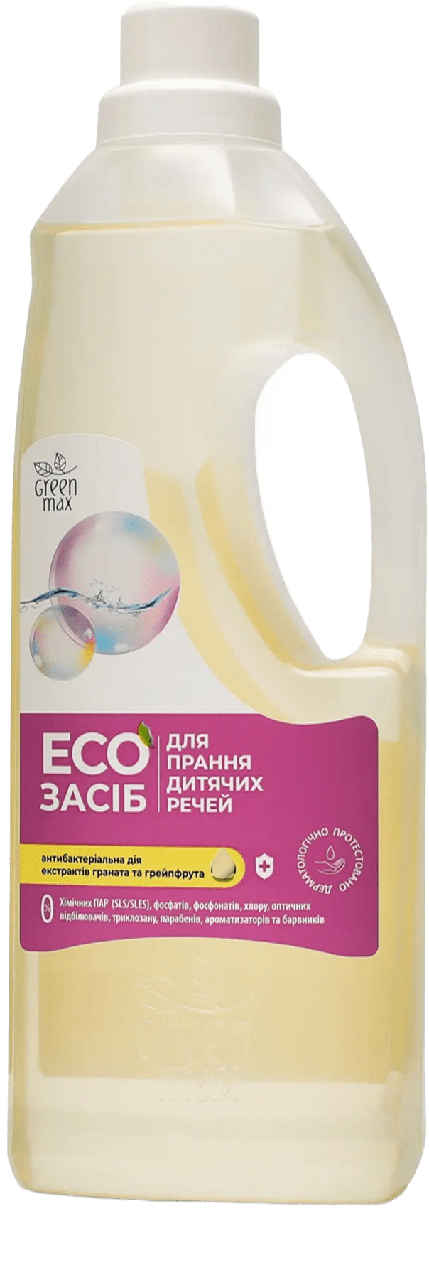 Екозасіб COOL для прання дитячих речей Green Max 1 л