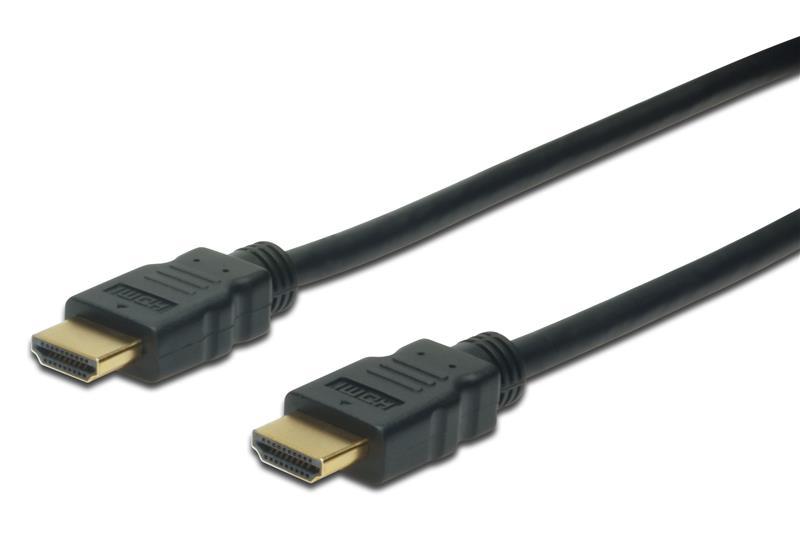 Кабель DIGITUS HDMI (M/M), High speed/Ethernet, 10м, чорний, фото 1
