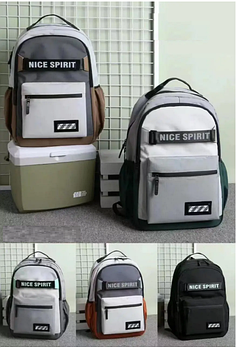 Рюкзак спортивний шкільний міський 50*30 см на блискавці з кишенею в різних кольорах Zhenya