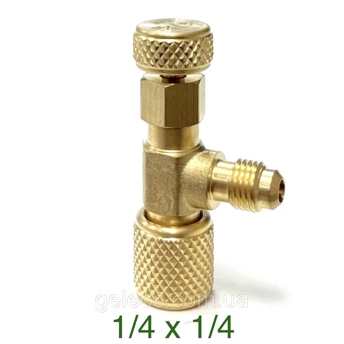 Кран для заправки фреону 1/4"-1/4" SAE Value VVO-1