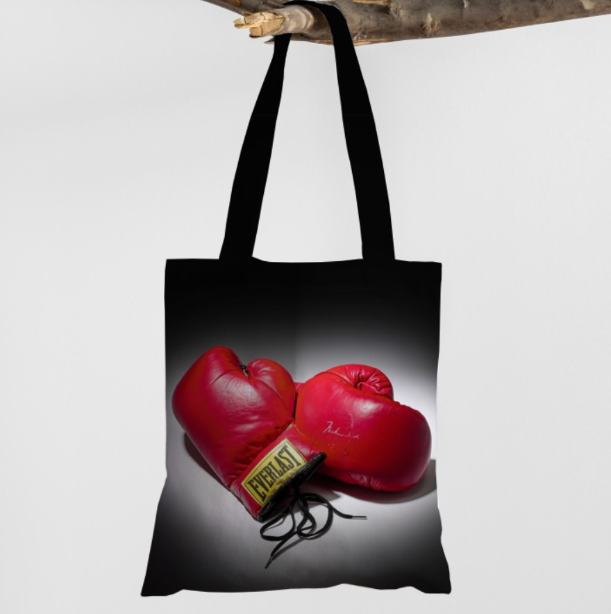 Сумка шопер еко "Боксерські перчатки червоні спорт бокс фанат", фото 1