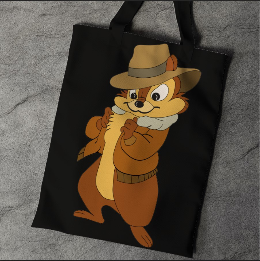 Сумка шопер еко "Дейл бурундук мультик", фото 1
