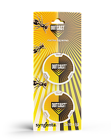 Дуже Потужний Засіб від Мурах Syngenta Outcast 2 пастки по 10 г