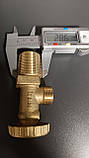 Вентиль/кран газовий/ Cavagna ВБ-2 Італія/W27,8 — 21,8 LH (Латунь), фото 7