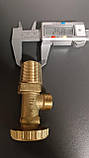 Вентиль/кран газовий/ Cavagna ВБ-2 Італія/W27,8 — 21,8 LH (Латунь), фото 6