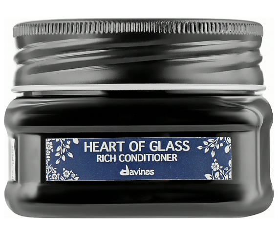 Живильний кондиціонер для підтримання кольору, для блонду Davines Heart Of Glass Rich Conditioner, 90 мл