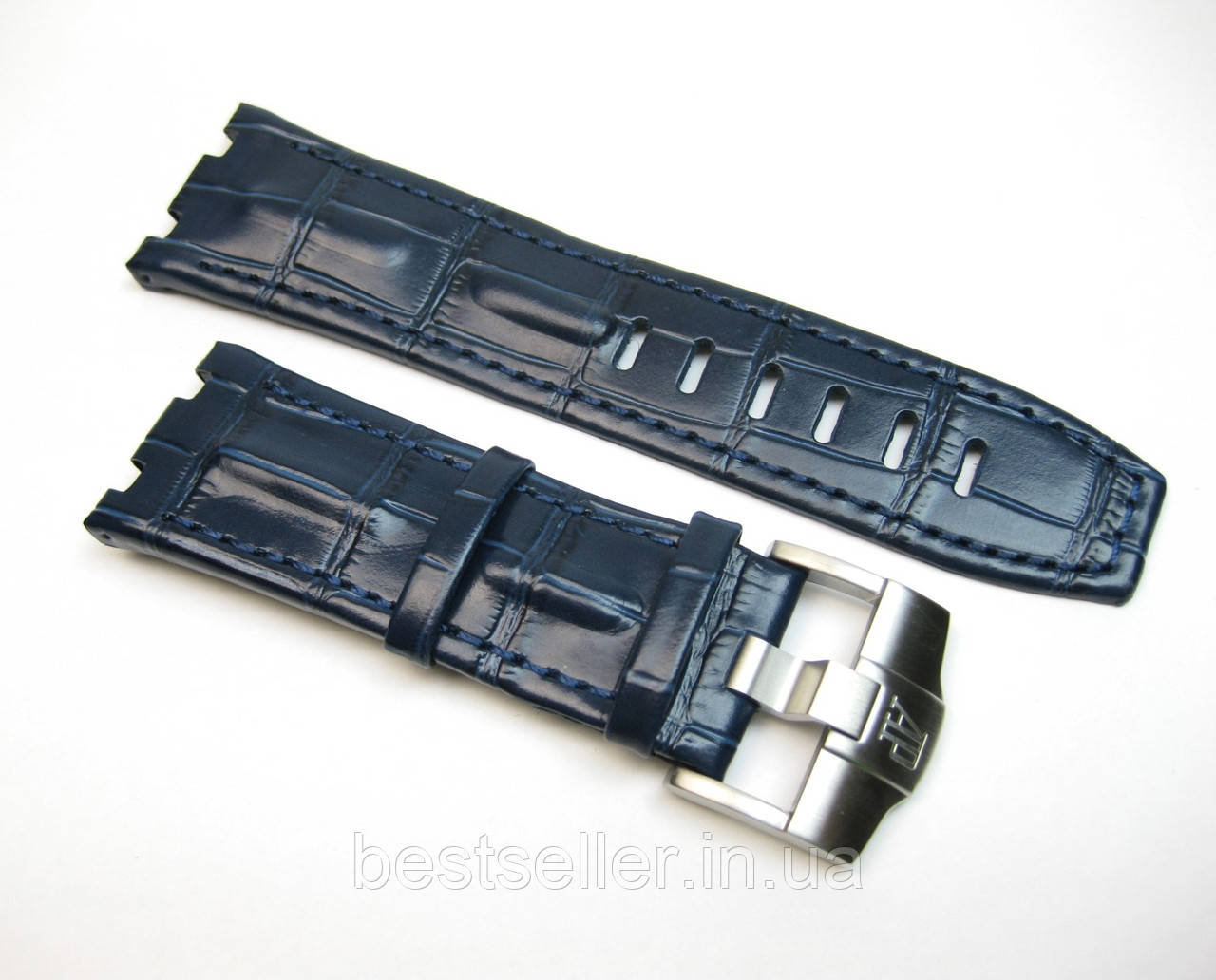 Ремешок Audemars Piguet 28x24mm BLUE ALLIGATOR