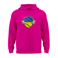 Дитяча кофта худі для дівчаток Україна в серці, 3-16 років