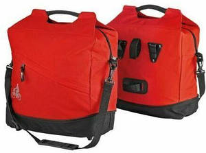 Велосипедна сумка на багажник із дощовиком 18 L Сrivit червона