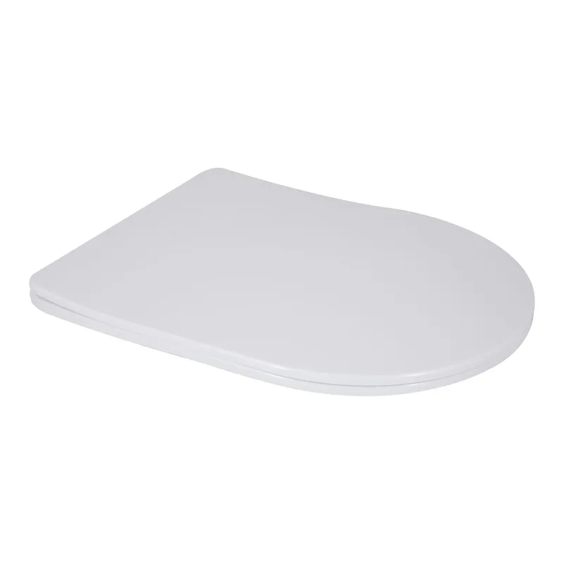 Сидіння-кришка для унітаза Mixxus SEAT COVER BEVEL-2006 460х360х40mm, з мікроліфтом (MI6733)