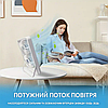 Вентилятор настільний портативний акумулятор та від USB з 2 швидкостями RTY-12 білий, фото 5