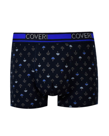 Чоловічі труси боксери темно-сині Enrico Coveri EB1280, фото 1