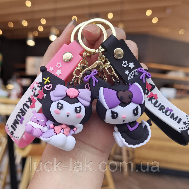 Брелок Hello kitty KUROMI Курумі на сумку, ключі, фото 1
