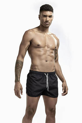 Шорти чоловічі спортивні пляжні швидкосохнучі Apmi чорний M