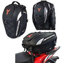 Водонепроникна сумка на багажник мотоцикла MOTOCENTRIC MC-0102 Red 37 л