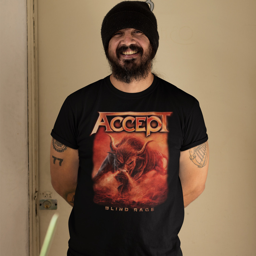 Футболка унісекс Accept (Blind Rage) XS чорний, фото 1