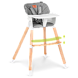 Стілець для годування Lionelo KOEN GREY STONE, фото 3