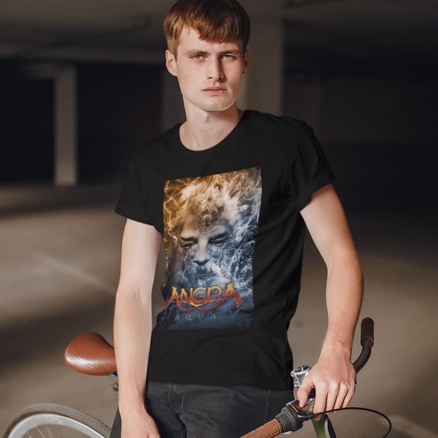 Футболка унісекс Angra (Aqua) XS чорний, фото 1