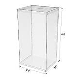 Ящик EKOSTAR без замка для пожертв та збору грошей 250x200x430. Об'єм 23 літрів, фото 3