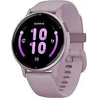 Смарт-годинник Garmin vivoactive 5 Metallic Orchid Aluminum Bezel with Orchid Case and Silicone (010-02862-13)