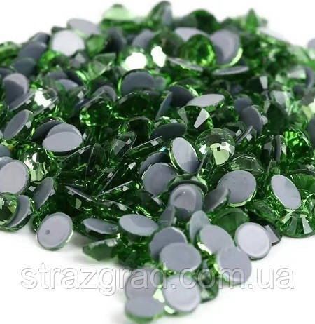 Стрази термоклейові Premium PERIDOT SS30 Hot Fix 288 шт, фото 1