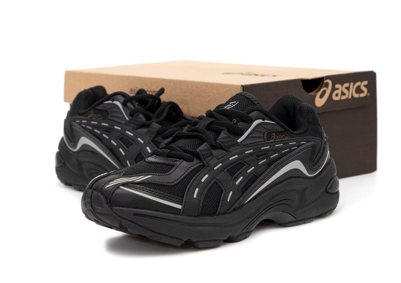 Чоловічі кросівки Asics Gel-Preleus Black Чорні Взуття Асикс Гель Преліус повсякденні текстиль демісезон