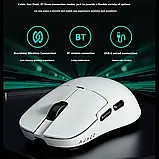 Миша Ajazz AJ159 NL бездротова PAW3311 ігрова бездротова, без док-станції — Біла, фото 9