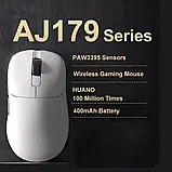 Миша Ajazz AJ179 PAW3395 ігрова бездротова, без док-станції — Білий, фото 5