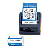 Портативний термопринтер UKRMARK D40BL Bluetooth для друку етикеток чеків рулони 28-122 мм, фото 2