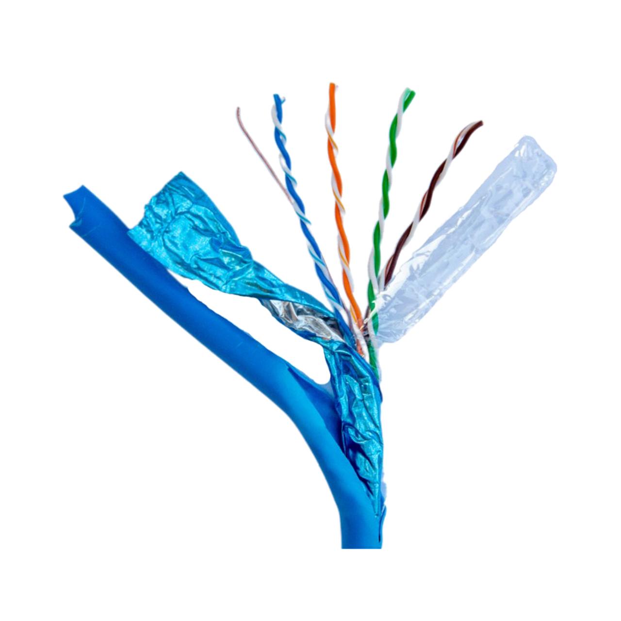 Кабель мережева звита пара Gear САТ.5E FTP-CU-R-4Px2x0.51 Copper-REELEX, 305 м