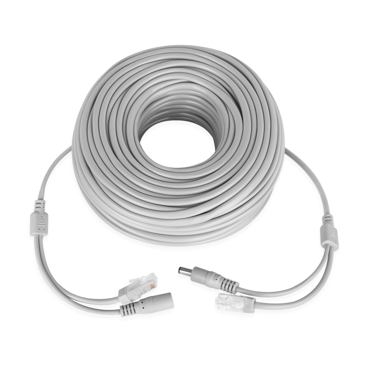 Патчкорд комбінований за крученою парою GreenVision GV-RJ-45+DC-40M