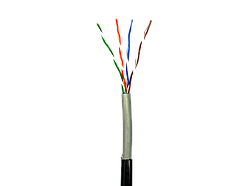 Кабель мережева звита пара для зовнішніх робіт Gear CAT.5E UTP-CCA-4Px2x0.51 Outdoor PVC+PE