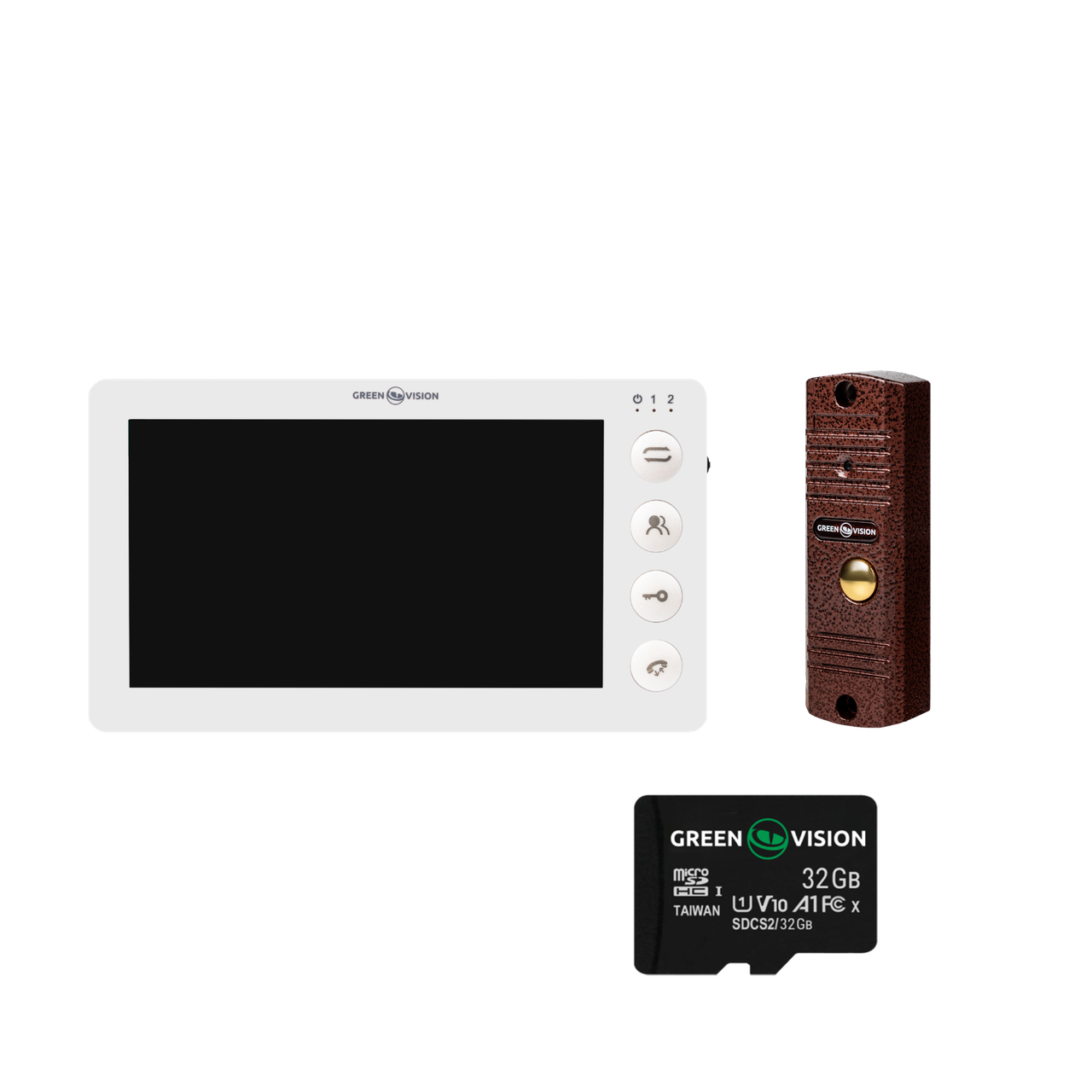Комплект відеодомофона GV-947 SD-32Gb