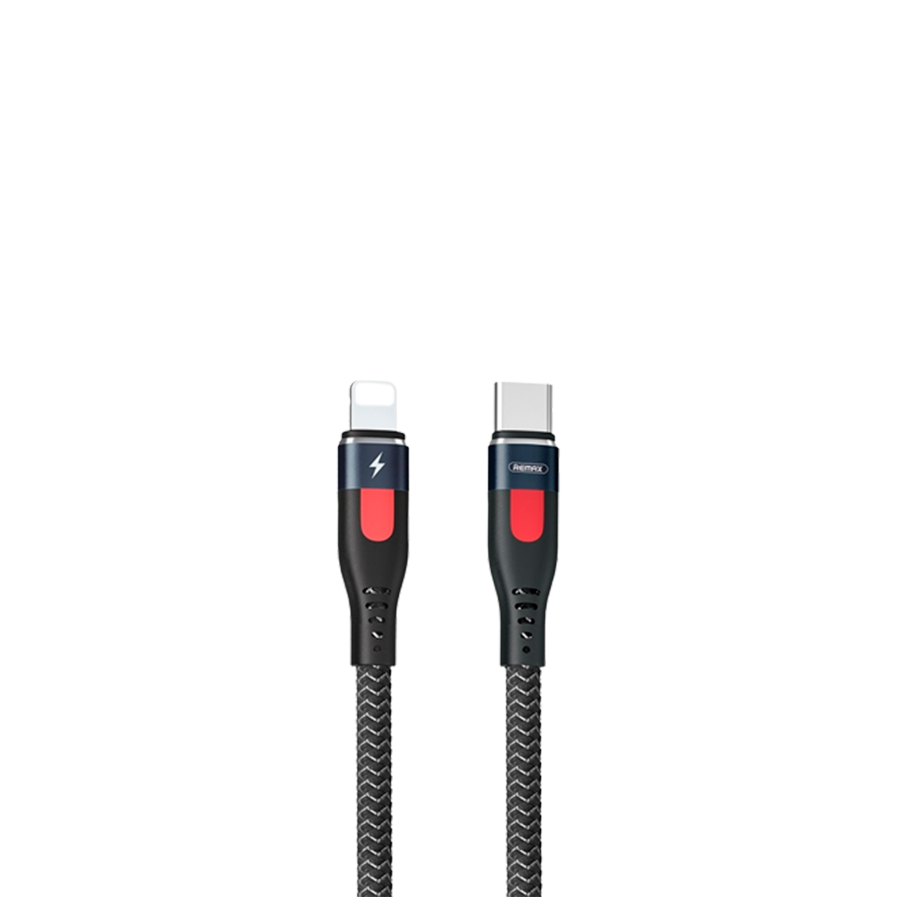 Кабель Remax Lesu Pro Aluminum Alloy Type-C to Lightning PD 20W 1M Чорний (RC-188i)