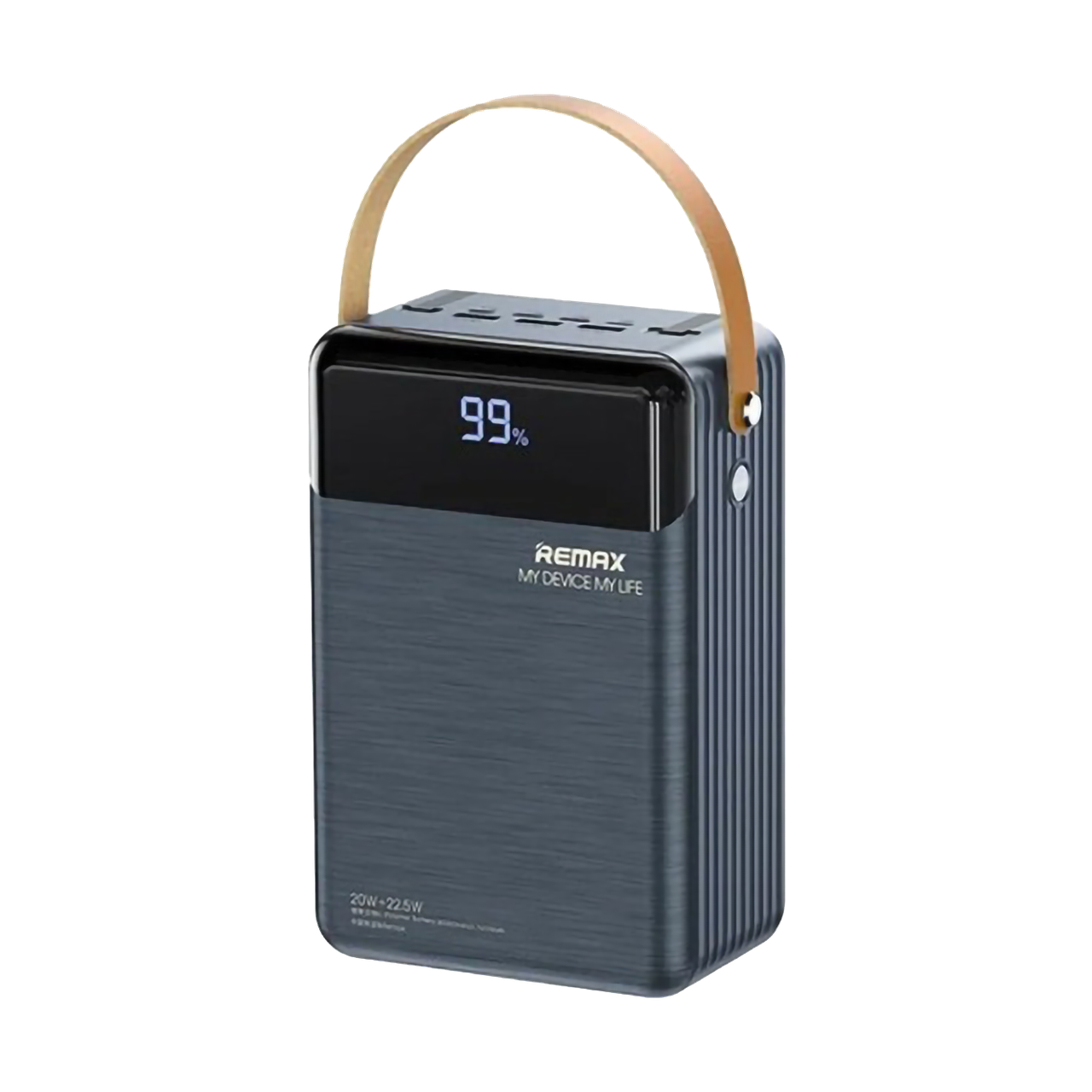Зовнішній акумулятор Remax Lesu II PD 20 W + QC 22.5 W 80000 mAh Сірий (RPP-566)