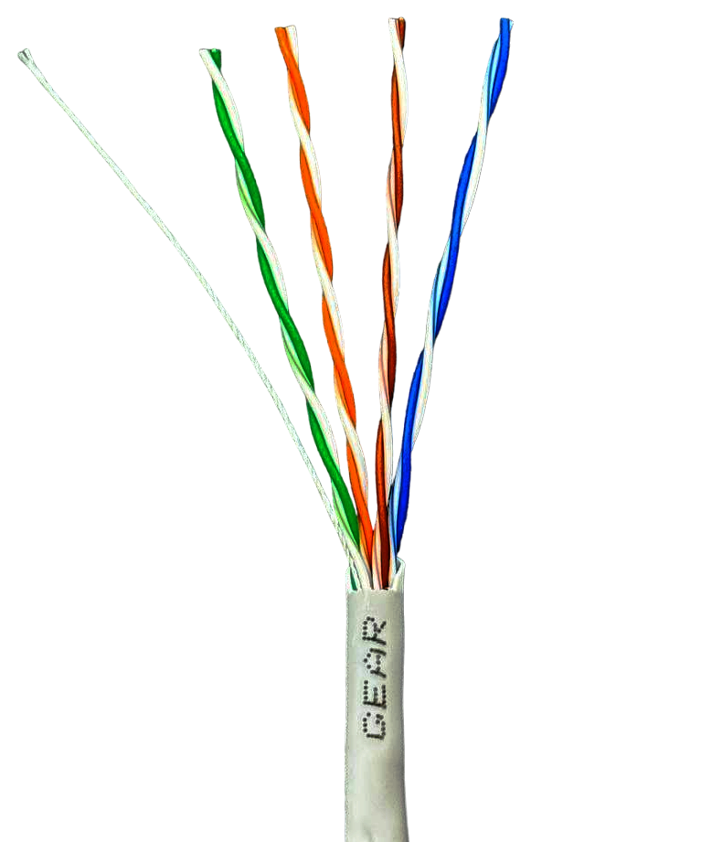 Мережевий кабель вита пара GEAR CAT.5E UTP-COPPER-4Px2x0.51 REELEX (GEC-UTPCUR051305)