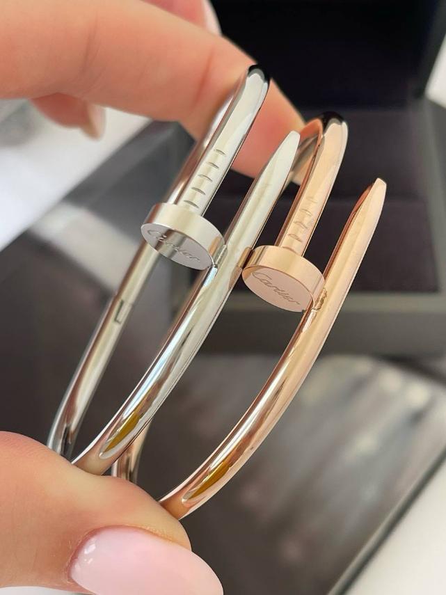 Браслет Гвозд на руку під бренд із написом Картьє медичне золото, фото 1