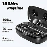 Бездротові навушники Tribit FlyBuds 3 TWS із зарядним кейсом на 2600 mAh (Чорний), фото 11