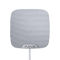 Дротова сирена для приміщень AJAX HomeSiren Fibra (white)