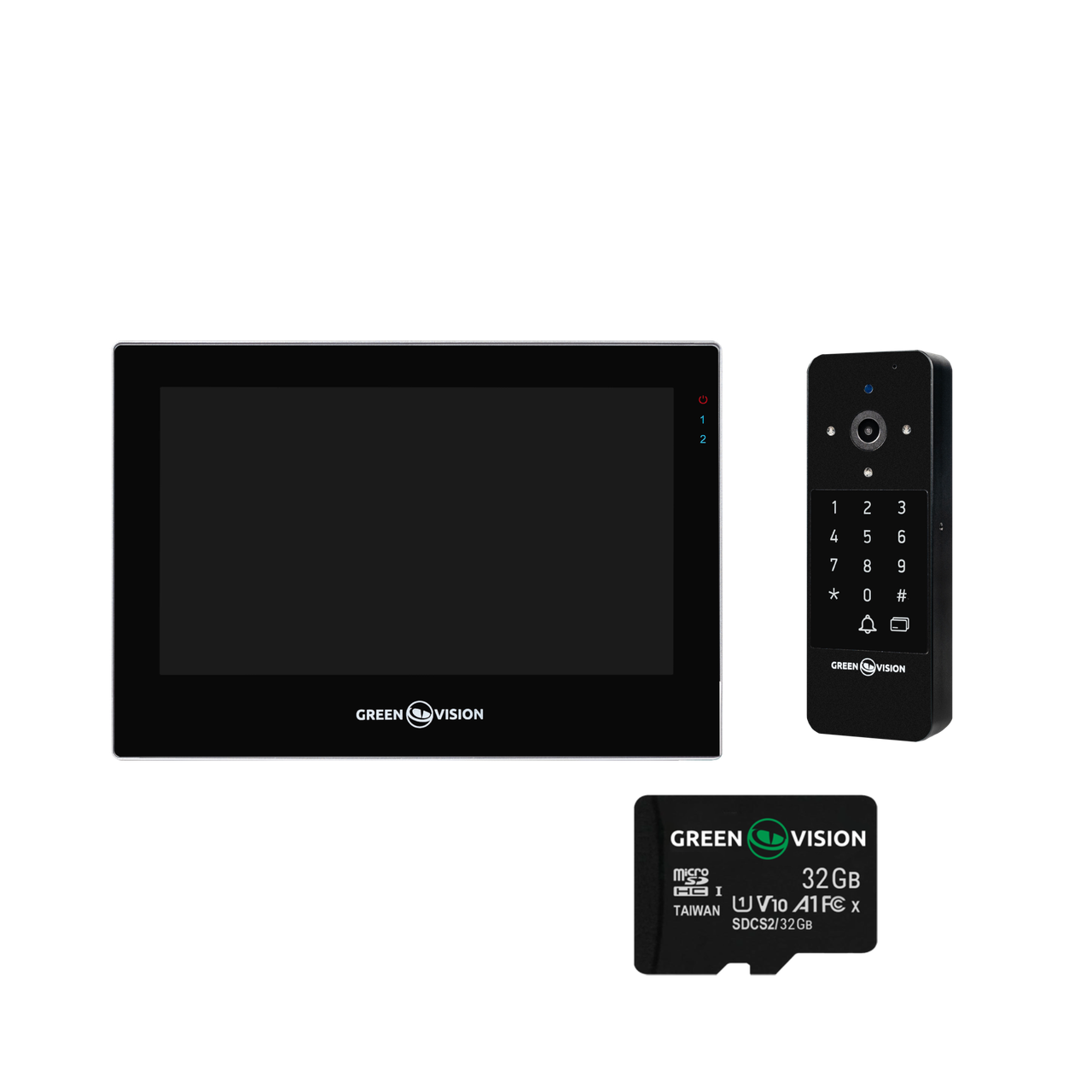 Комплект відеодомофона GV-004-GV-060+GV-007 + SD32GB