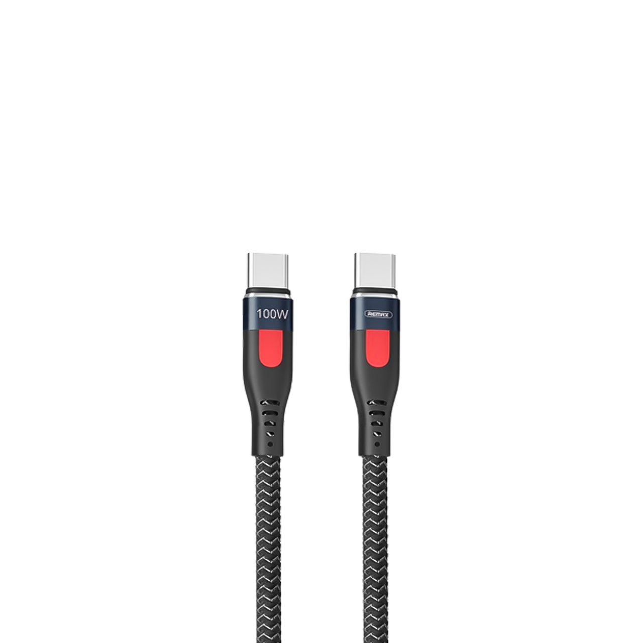 Кабель Remax Lesu Pro Aluminum Alloy Type-C to Type-C PD 100W 1M Черный (RC-187c)
