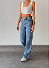 Прямі жіночі джинси