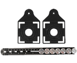 Лінійка чотиристоронній шаблон шаблометр ручний AR-02 Алюміній, фото 8