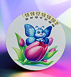 Магніт-сувенір із оригінальним малюнком та вічним  календарем, фото 8