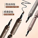 Олівець для брів Sadoer Makeup Holding Eyebrown Cream Brown (02), фото 3