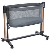 Кроватка-манеж NOA ME 1125-G Dark Gray серый