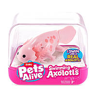 Интерактивная игрушка Аксолотль Pets & Robo Alive 9556A, розовый