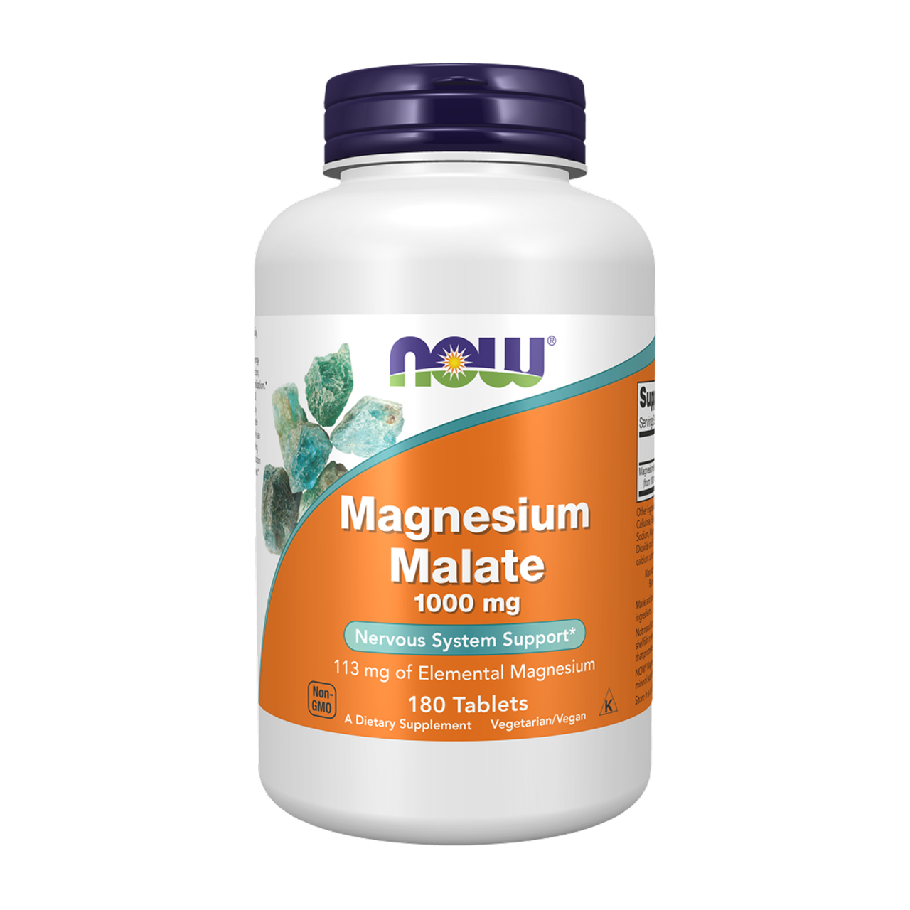 Now магній малат now foods magnesium malate 180 таблеток